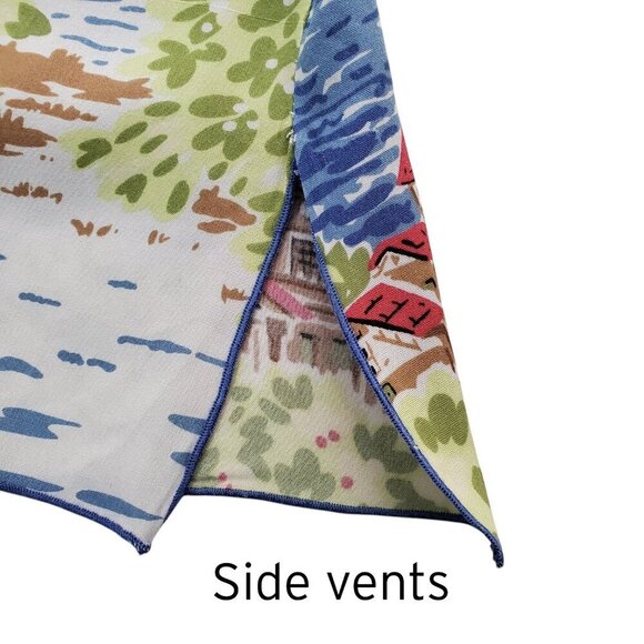 Key Lime Pie Vintage Hawaiian Shirt Tropical Print 100% Rayon Size 1X - Picture 6 of 12